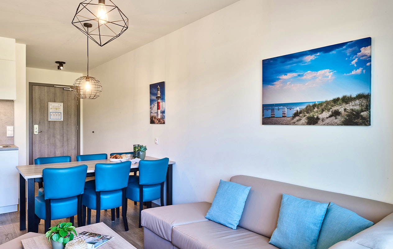 2 overnachtingen bij Holiday Suites Nieuwpoort (5 personen)