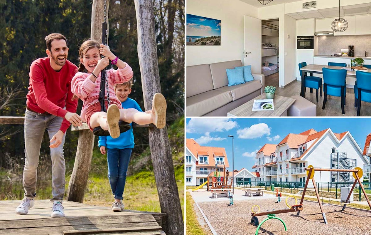 2 overnachtingen bij Holiday Suites Nieuwpoort (5 personen)