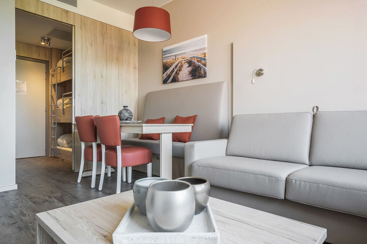 2 overnachtingen bij Holiday Suites Westende (5 personen)