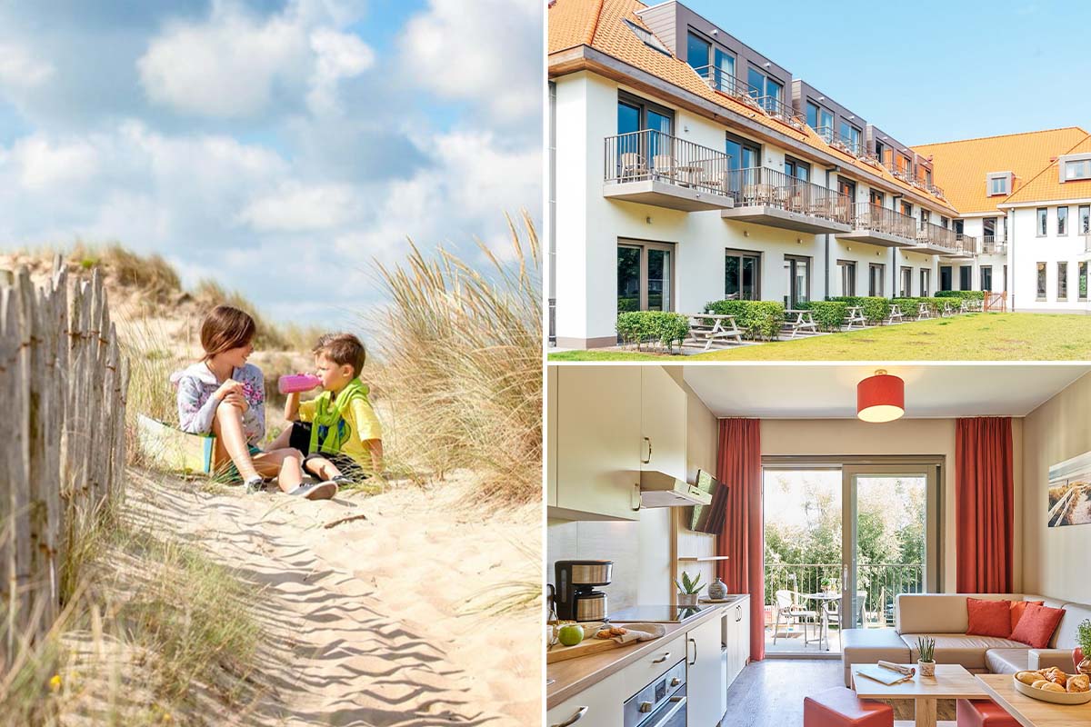 2 overnachtingen bij Holiday Suites Westende (5 personen)