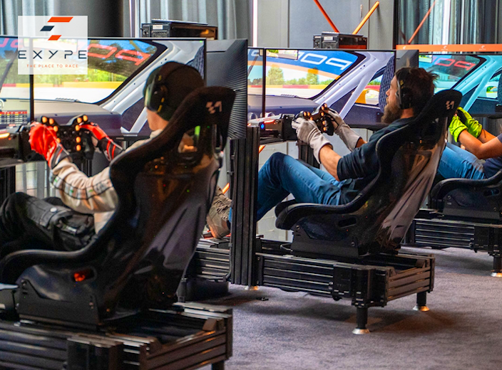 2 sessies in een autoracesimulator bij Exype
