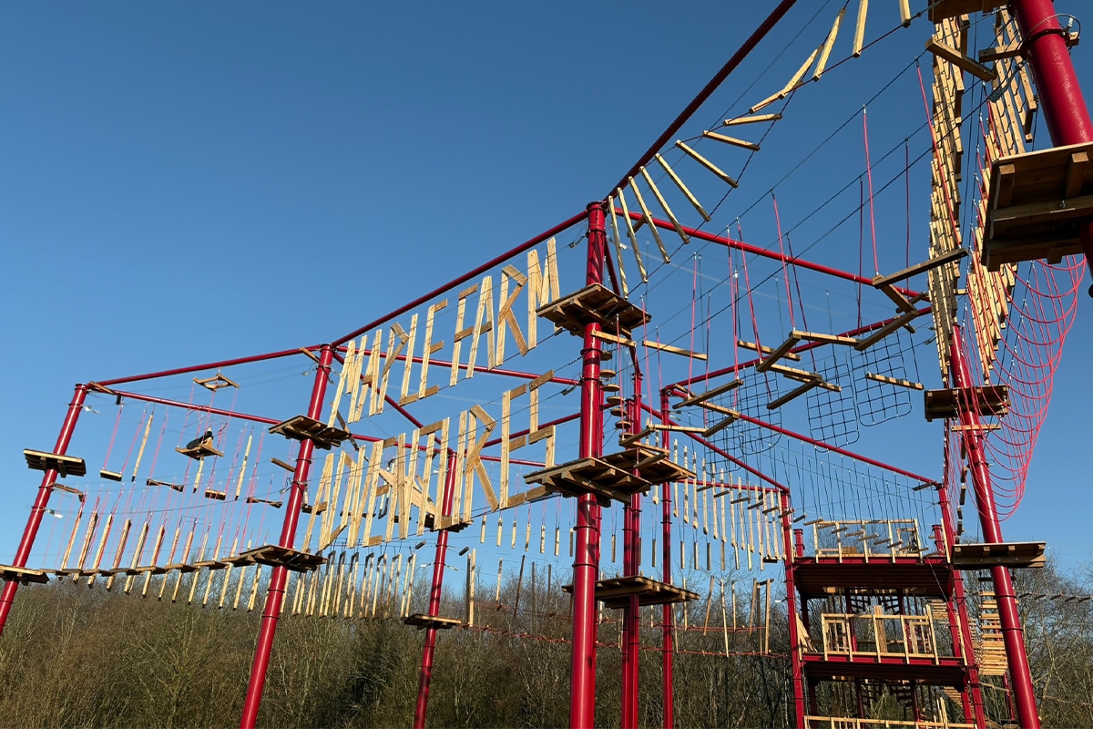 2 uur klimmen bij Maple Farm Adventures