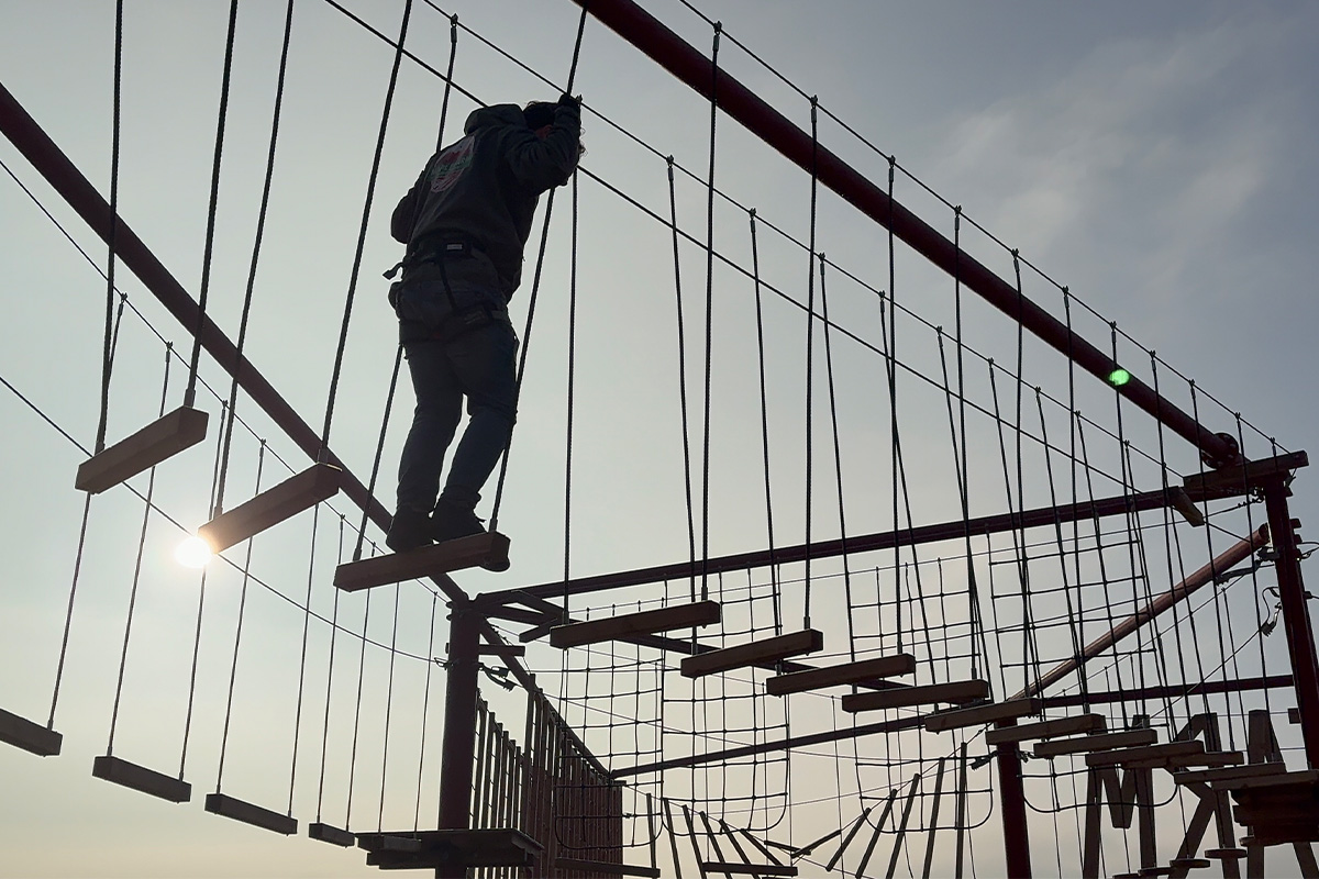 2 uur klimmen bij Maple Farm Adventures