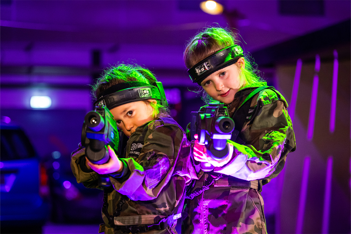 2 uur lasergamen + mini snacks bij Unit 13