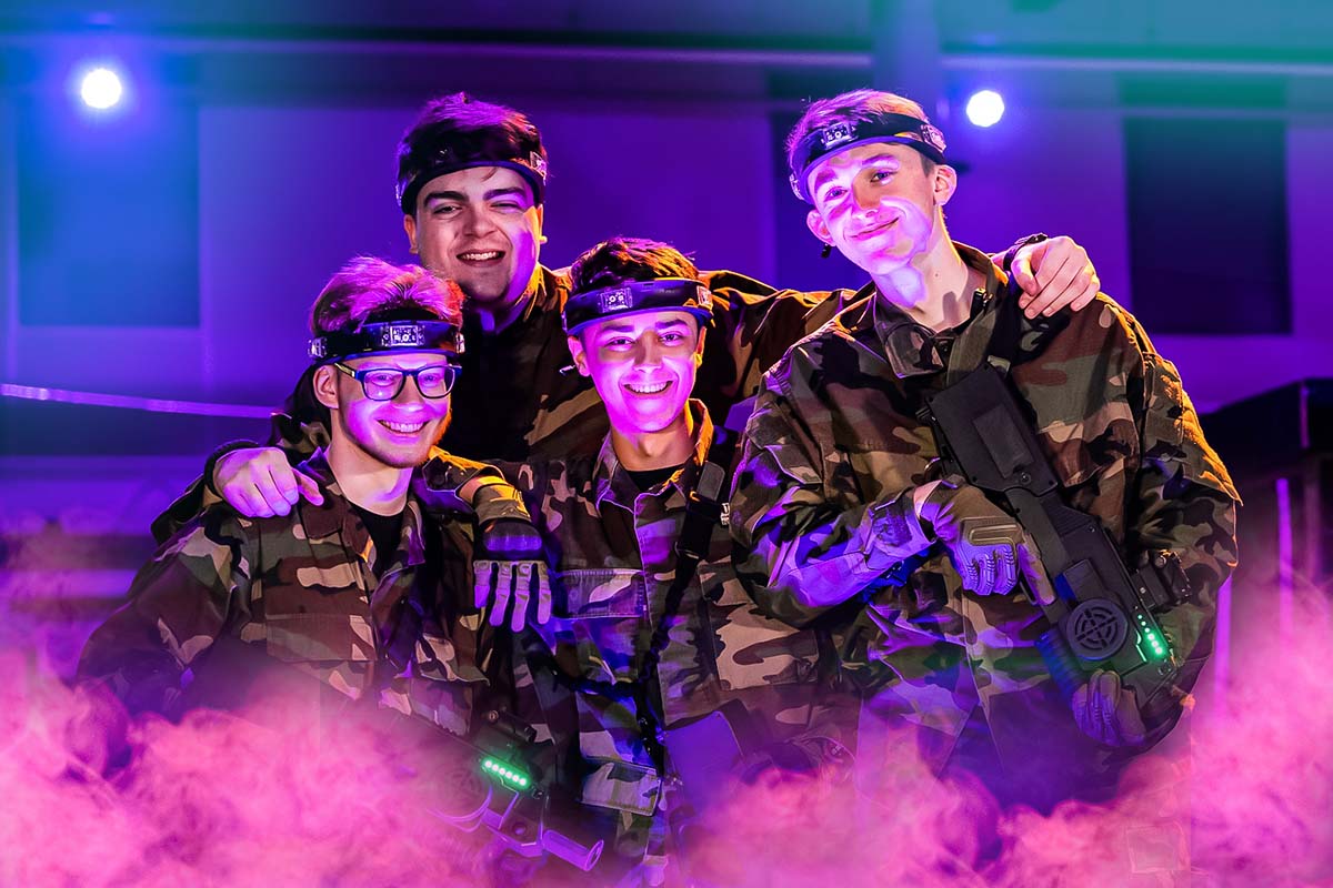 2 uur lasergamen + mini snacks bij Unit 13