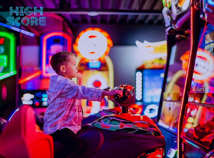 1,5 uur onbeperkt gamen bij Highscore Kijkduin