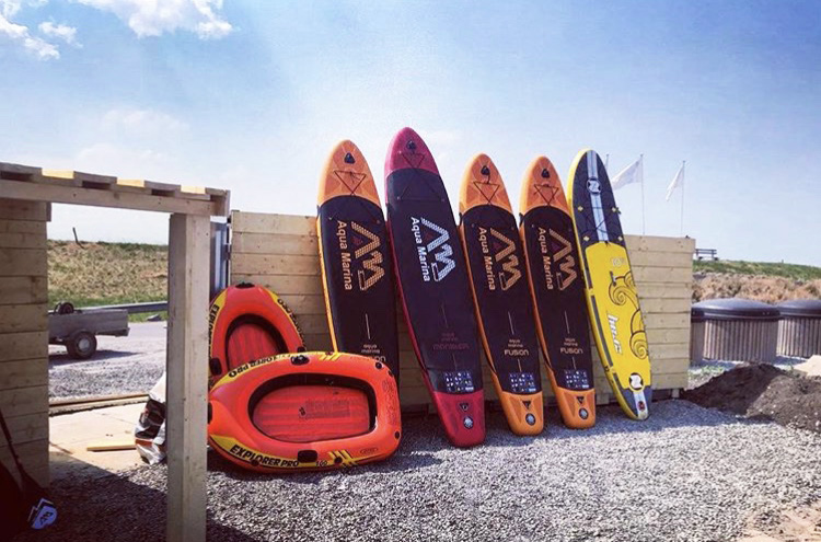 Suppen door de wateren van het EuroParcs Resort Poort van Amsterdam