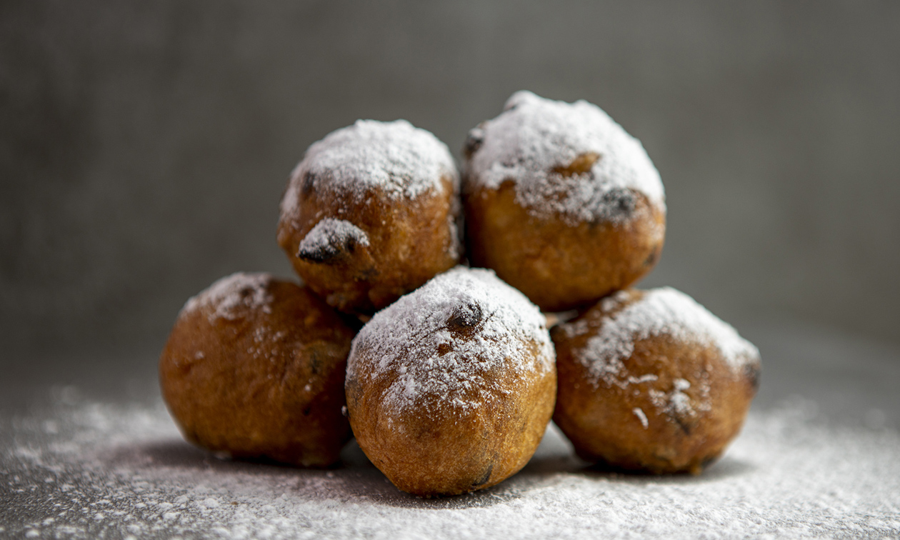 20 ambachtelijke olie-, kwark en/of krentenbollen