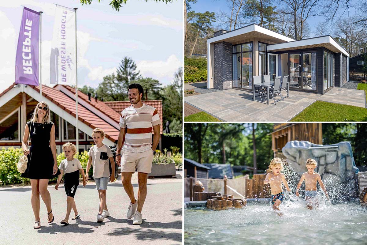 3 of 4 overnachtingen bij Vakantiepark De Rimboe & De Woeste Hoogte