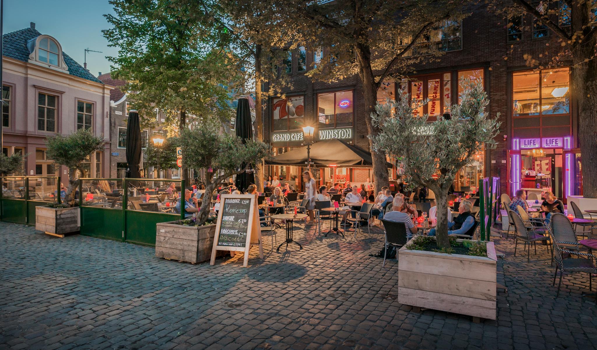 3-gangen keuzediner bij Grand Café Winston