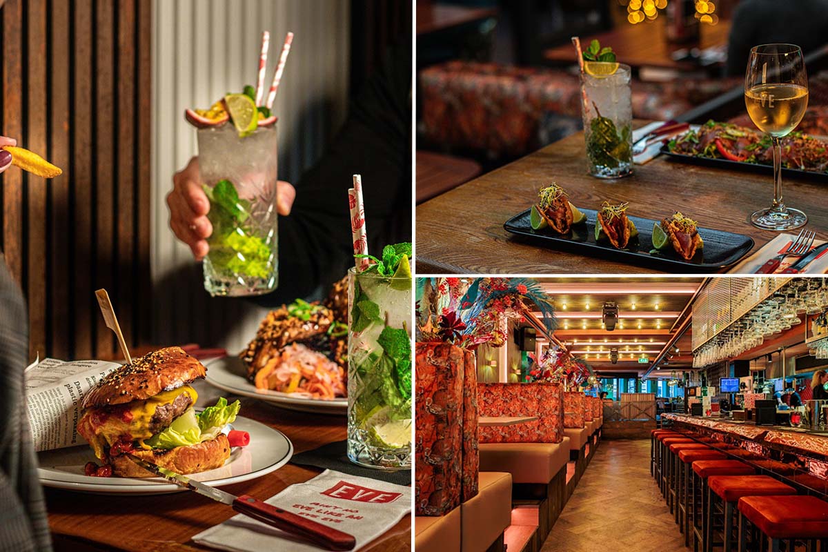 3-gangen keuzediner bij EVE Foodclub & Bar