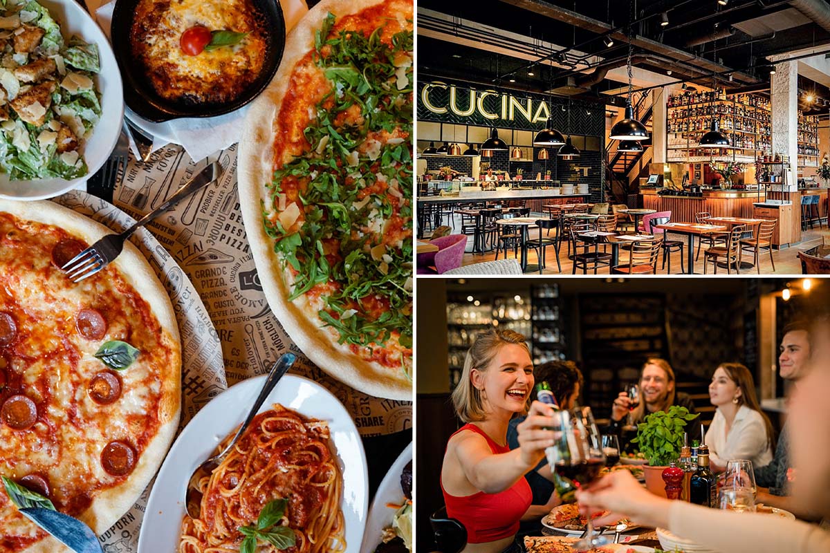 3-gangen keuzediner bij L'Osteria Den Haag Grote Markt
