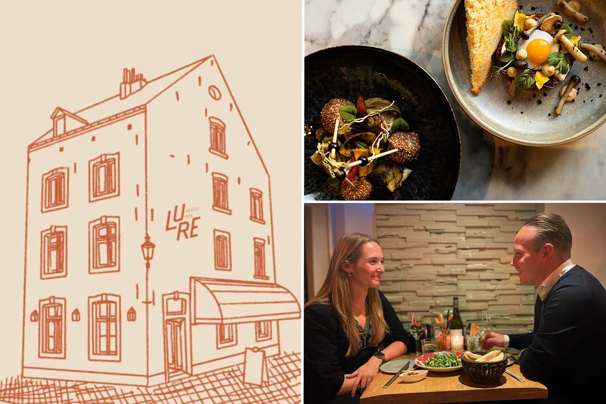 3-gangen keuzediner bij Restobar Lure