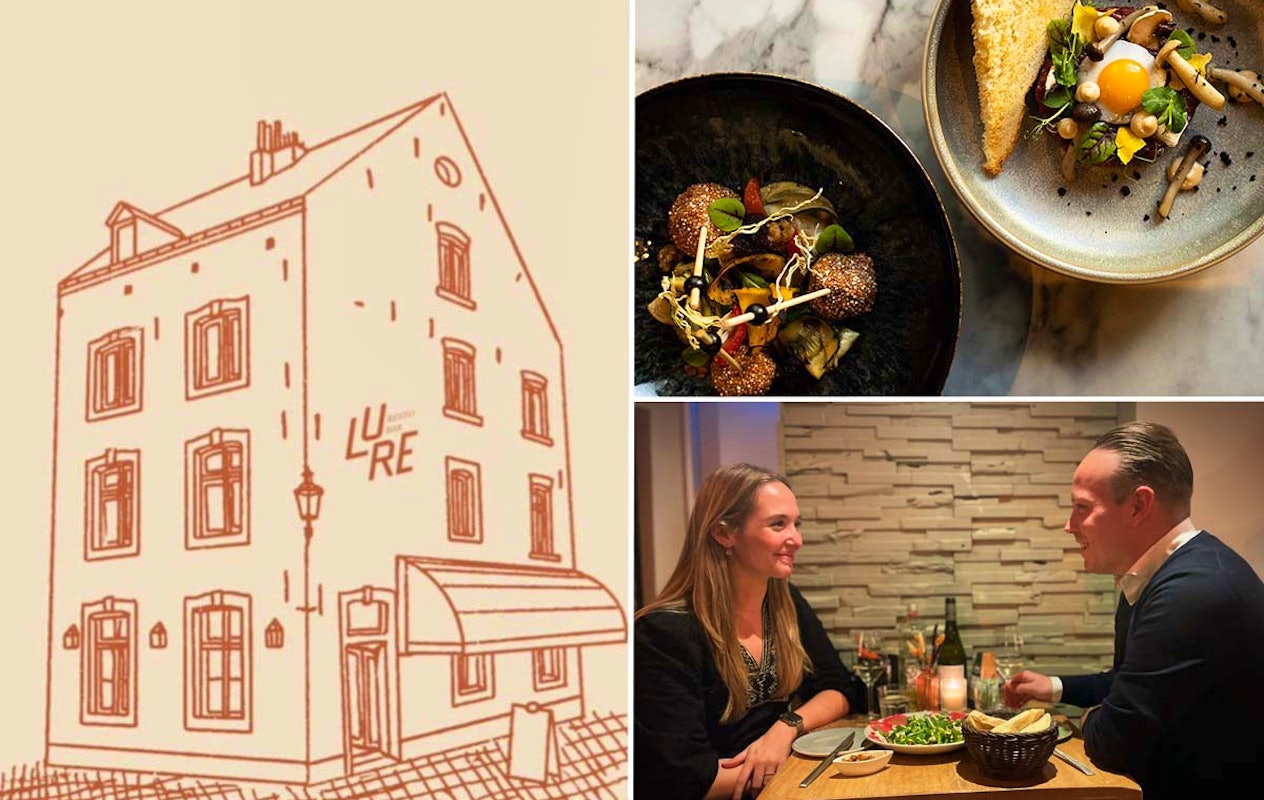3-gangen keuzediner bij Restobar Lure