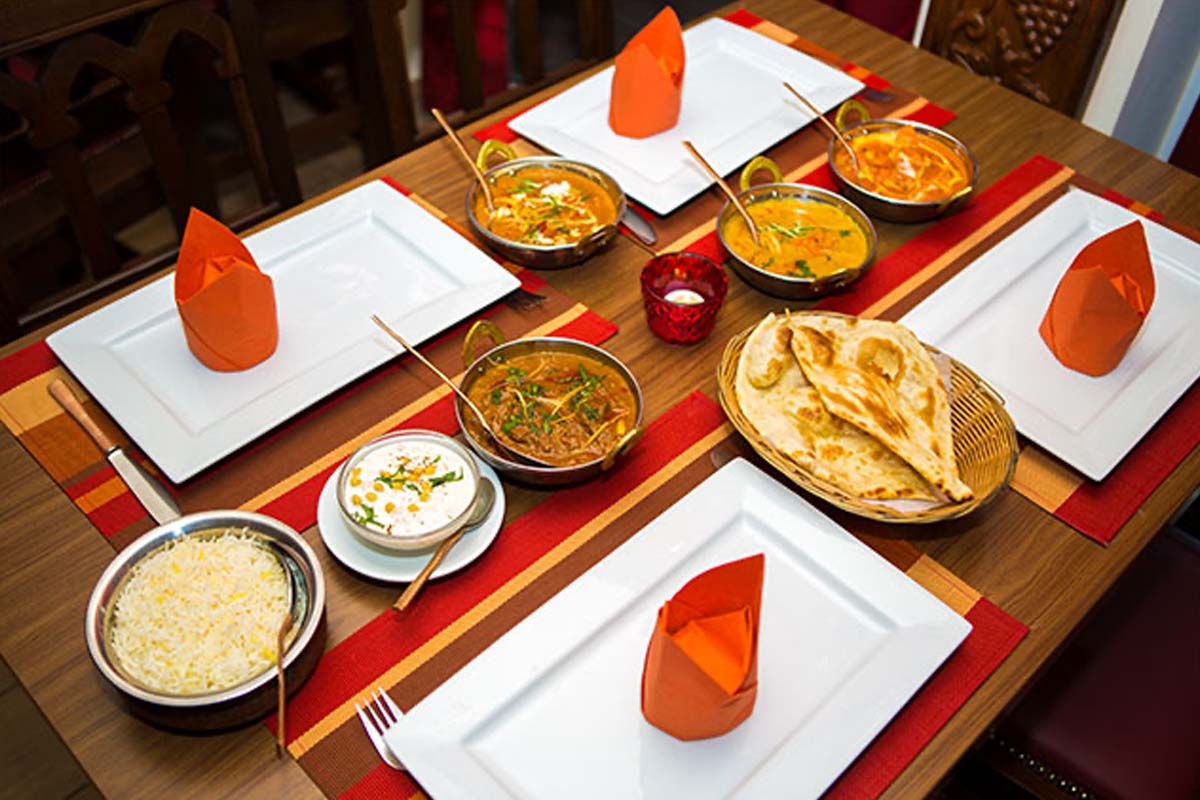 3-gangen keuzediner bij Taste of India