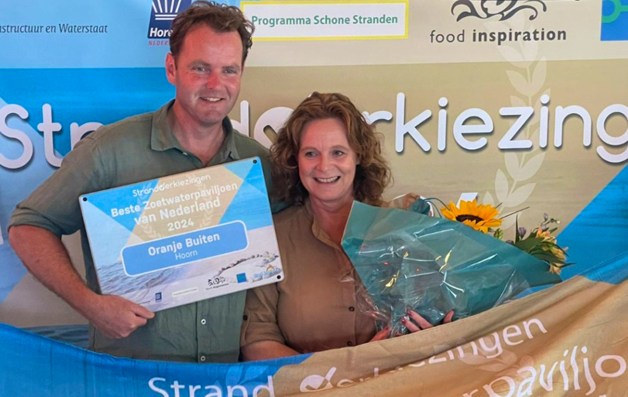 3-gangen keuzelunch bij Strandpaviljoen Oranje Buiten