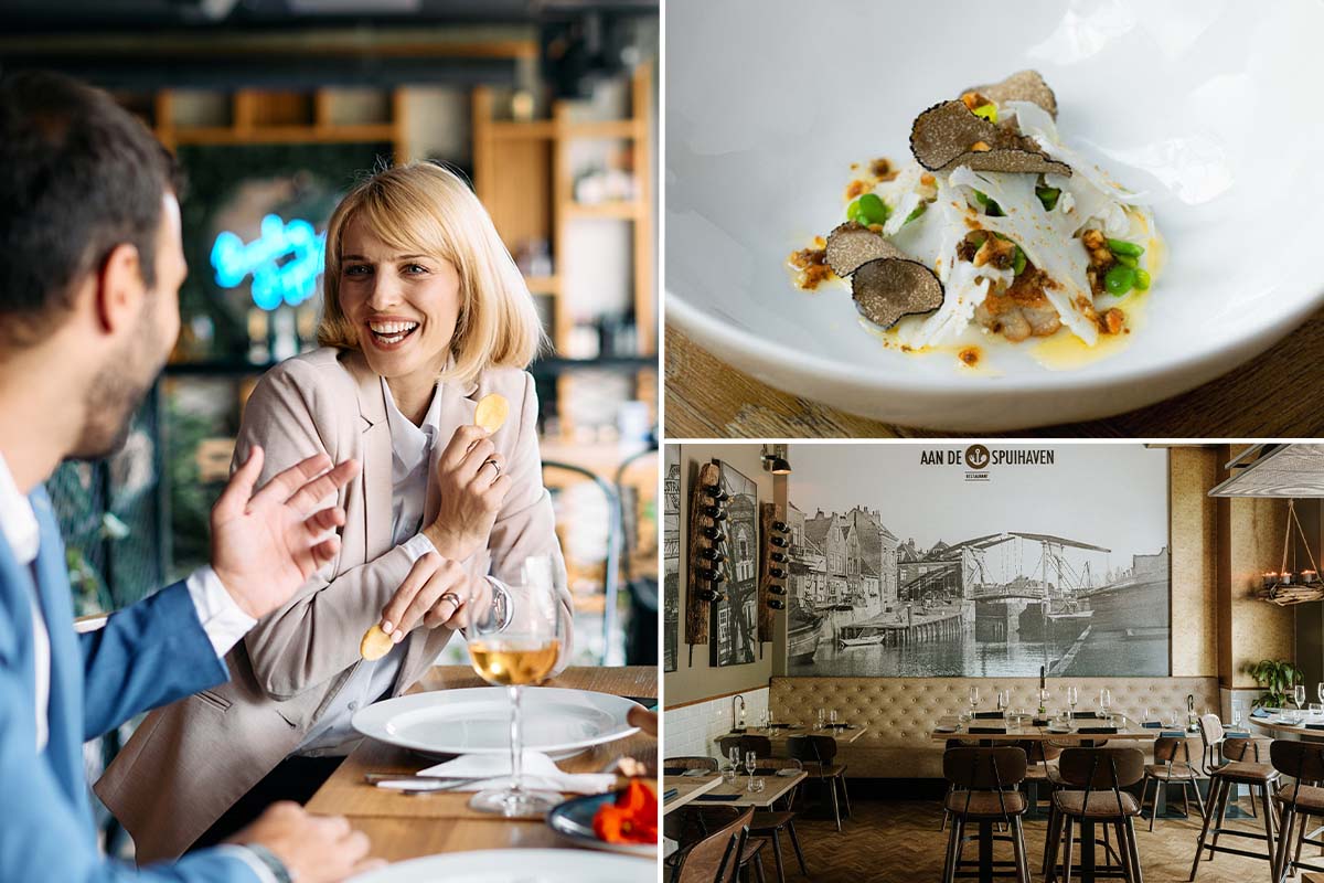 3-gangen lunch + amuse bij Restaurant Aan de Spuihaven