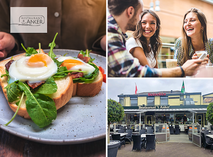 3-gangen keuzelunch bij ’t Anker aan Zee
