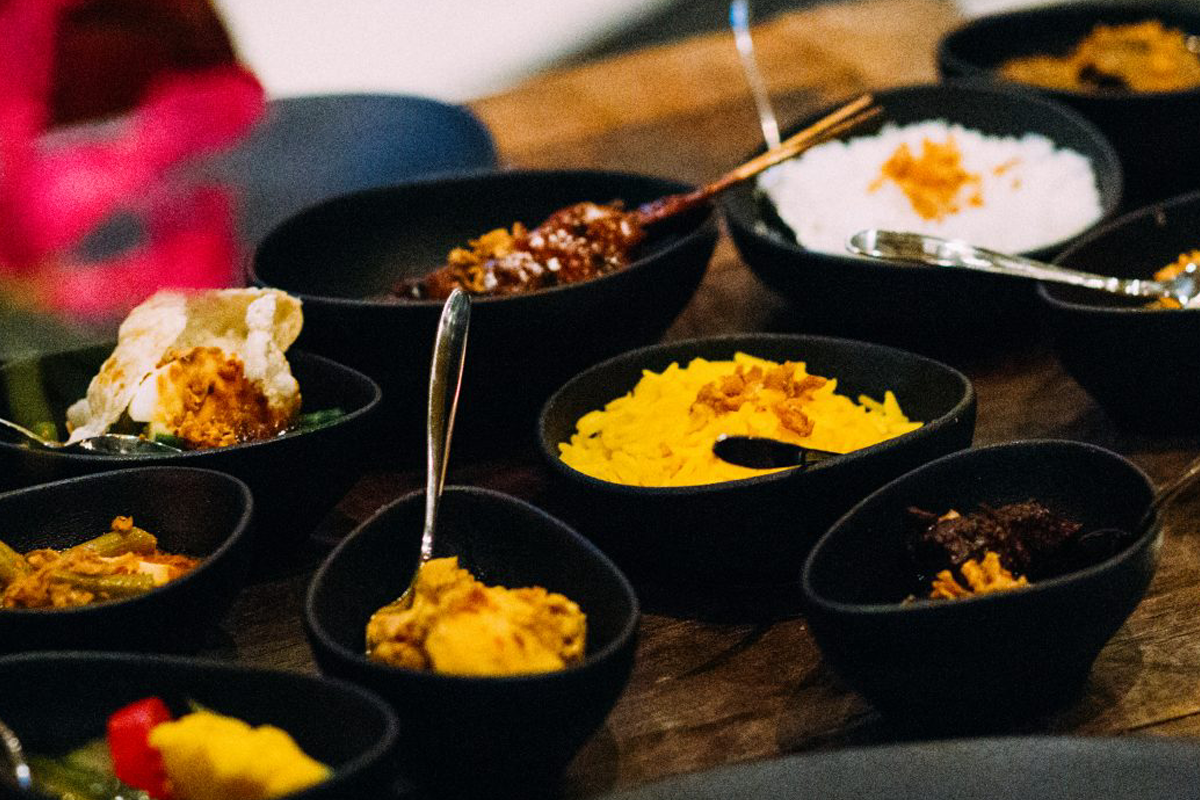 3-gangen menu bij Café Samabe Indonesian Kitchen