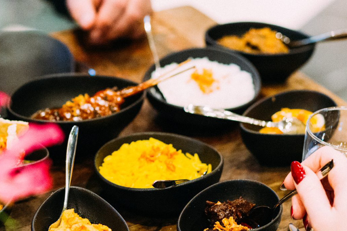 3-gangen menu bij Café Samabe Indonesian Kitchen