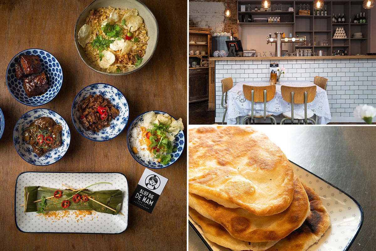 3-gangen Baru menu of luxe rijsttafel Baru Belanda bij Blief Bie de Mam