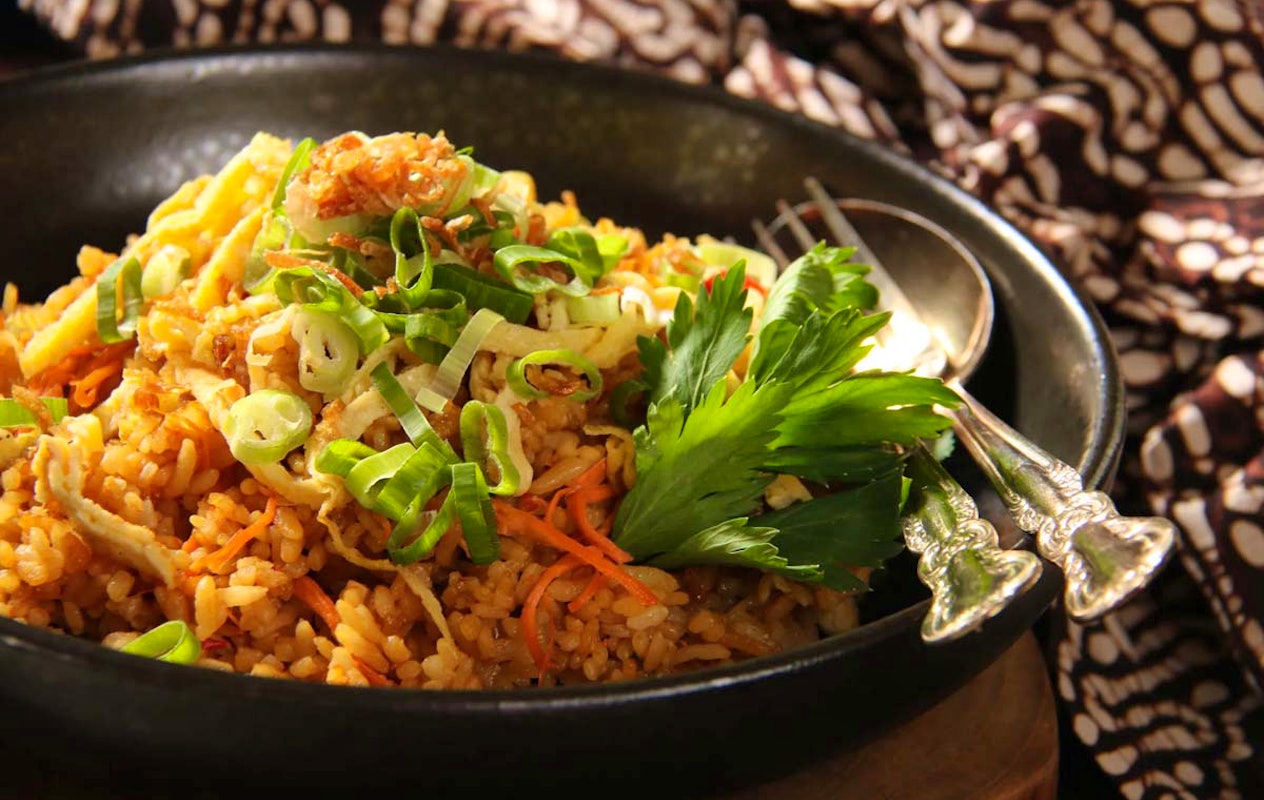 Asian snacks of soep + 3-gangen Shared Dining
