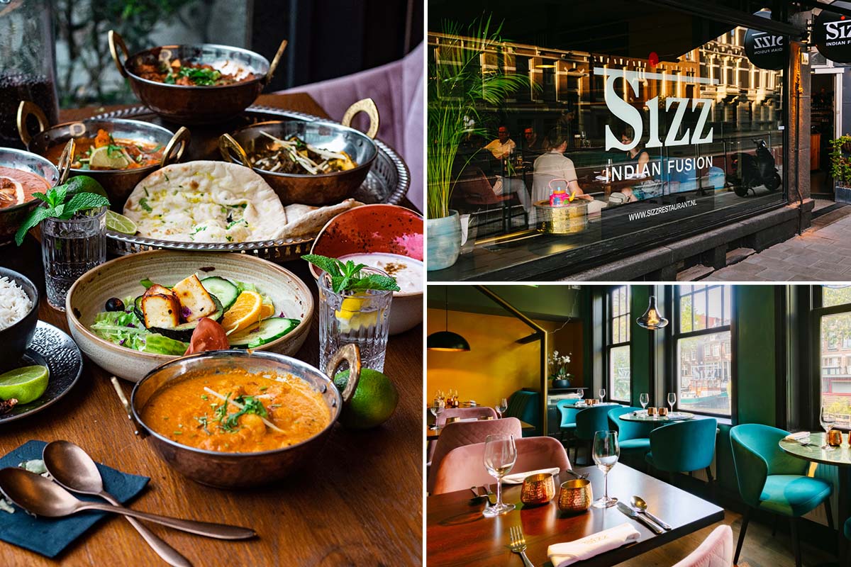 3-gangen keuzediner bij Restaurant Sizz in Amsterdam