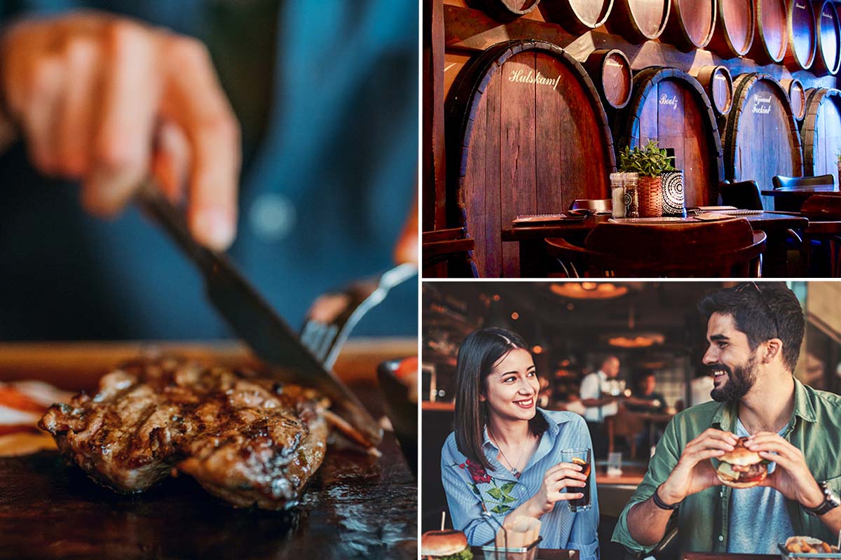 3-gangendiner à la carte bij Café Aad de Wolf