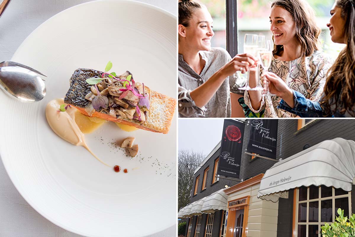 3-gangendiner à la carte bij De Jonge Halewijn