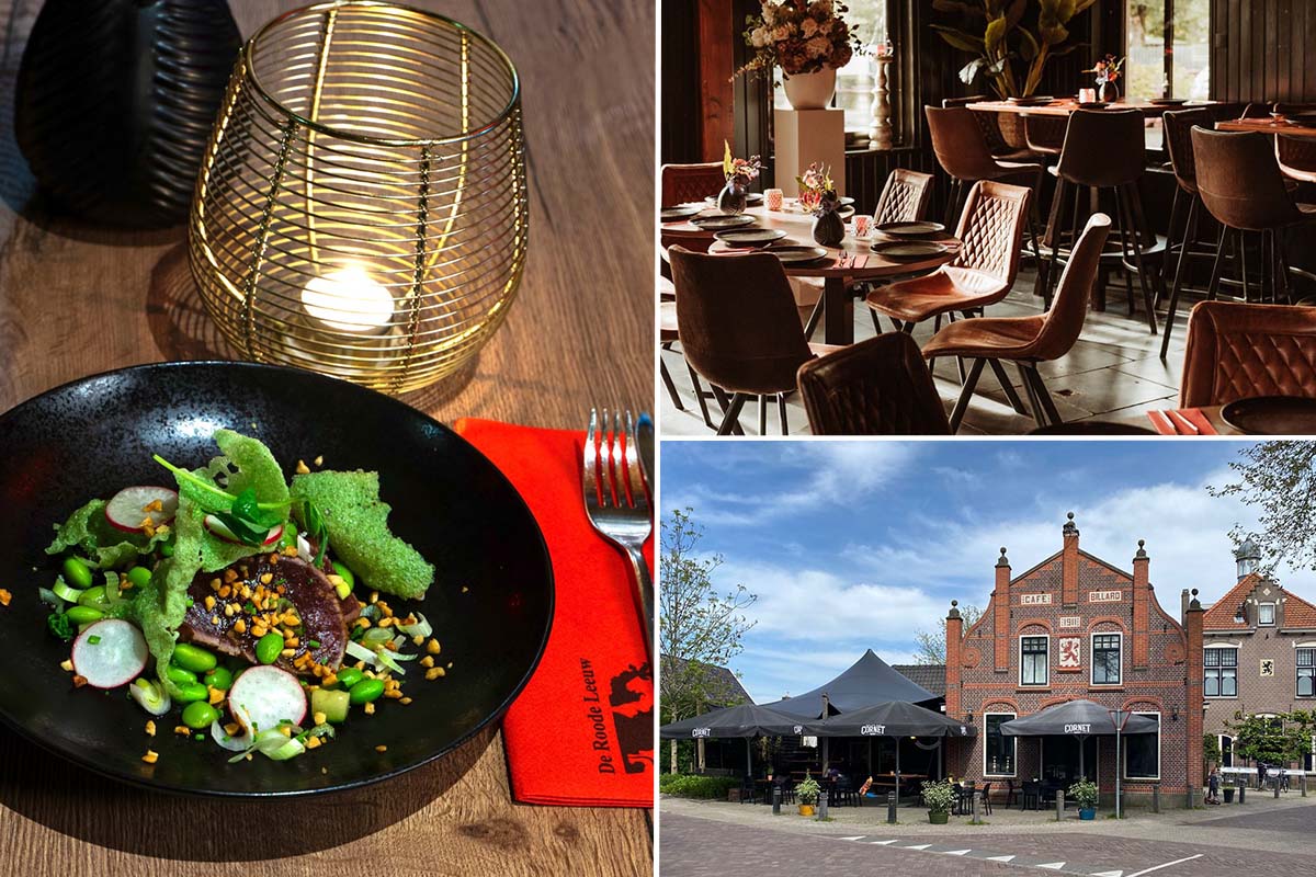 3-gangendiner à la carte bij De Roode Leeuw