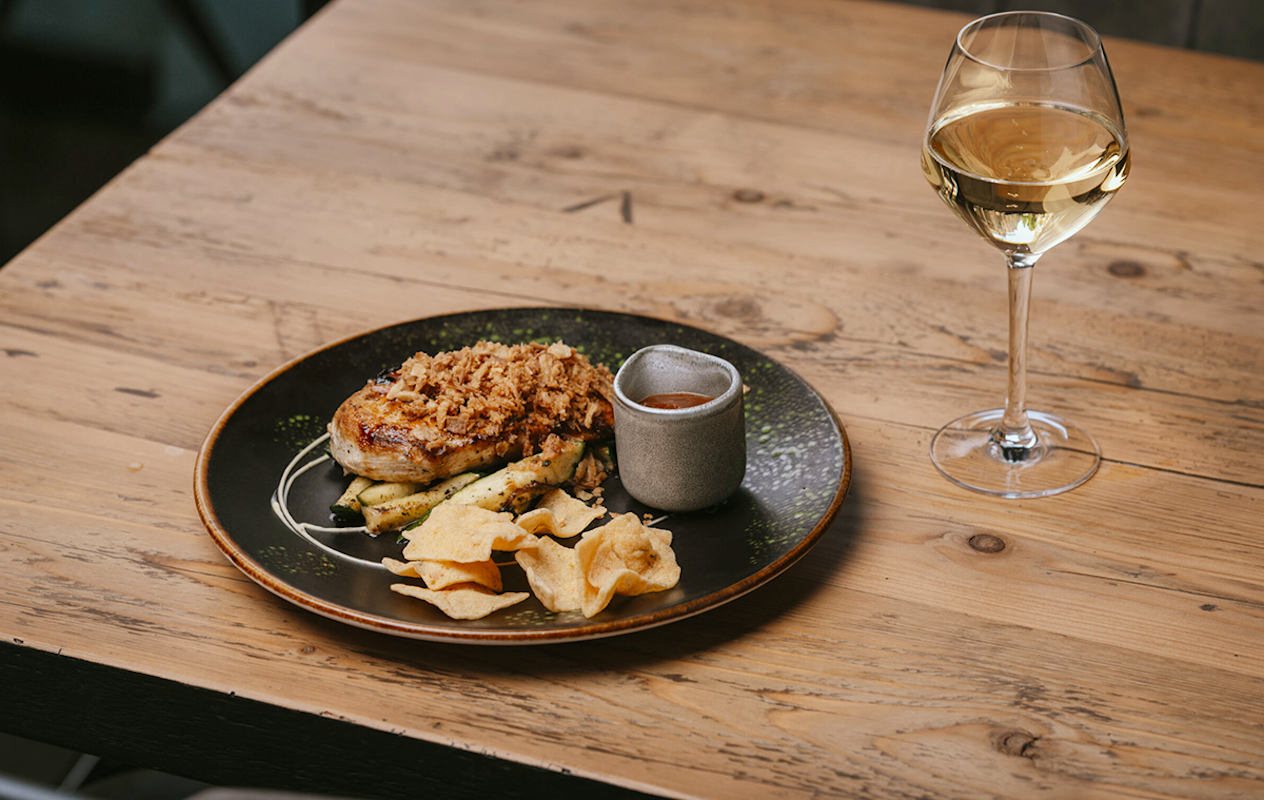 3-gangendiner à la carte bij De Rooie Kip