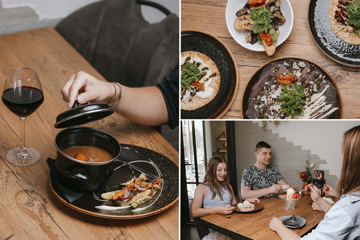 3-gangendiner à la carte bij De Rooie Kip