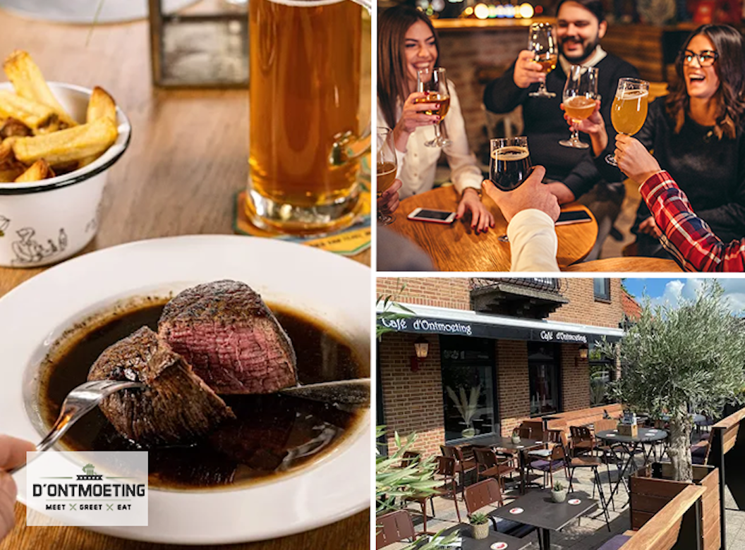 3-gangendiner à la carte bij Eetcafé d'Ontmoeting