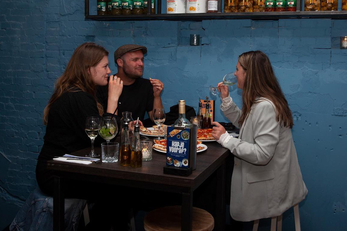 3-gangendiner naar keuze bij De Pizzabakkers