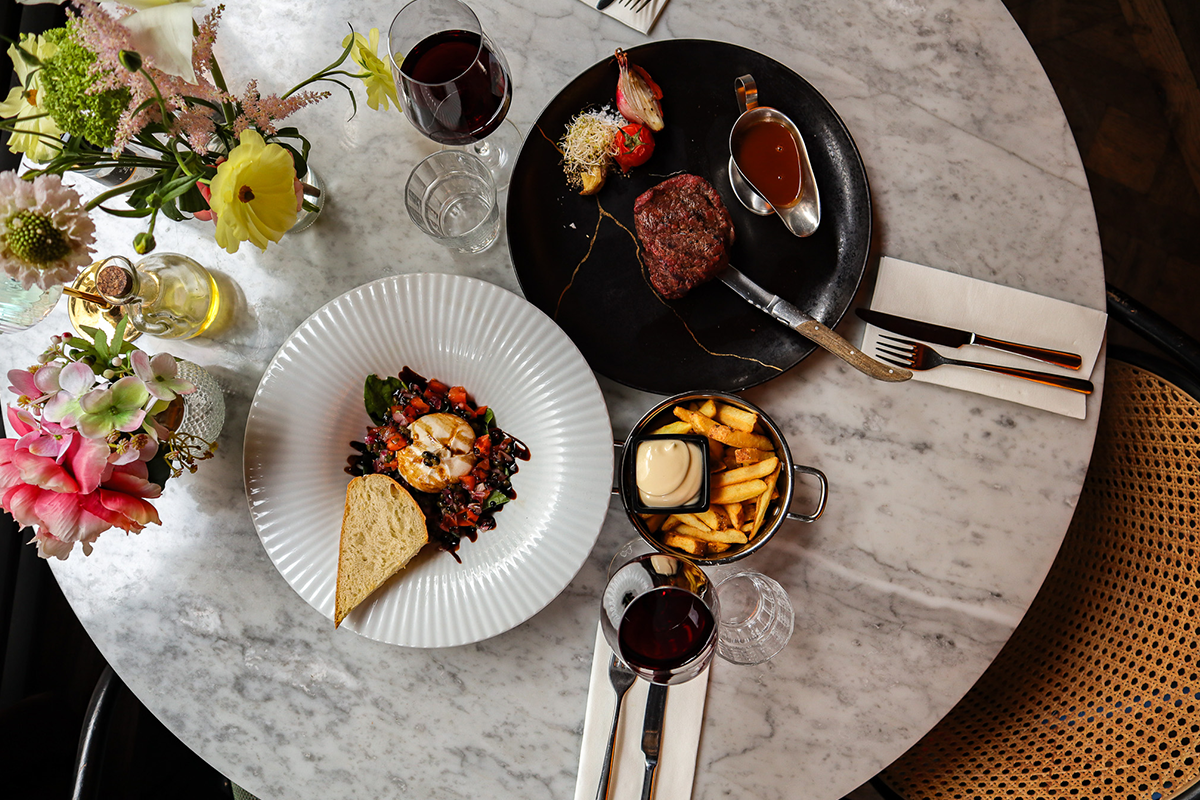 3-gangendiner bij Restaurant RED in Amsterdam