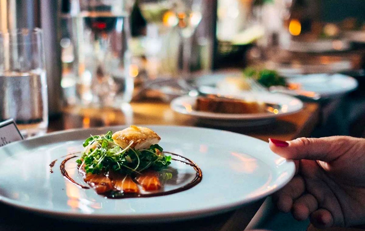 3-gangendiner bij Stampeat Restaurants
