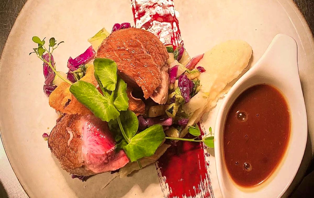 3-gangendiner bij Stampeat Restaurants