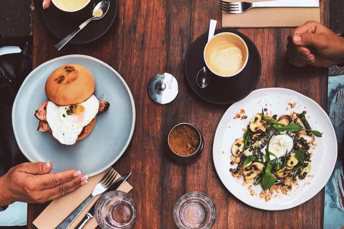 3-gangendiner bij Stampeat Restaurants