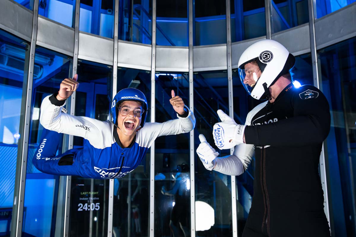 3 indoor skydive sessies bij Indoor Skydive Roosendaal