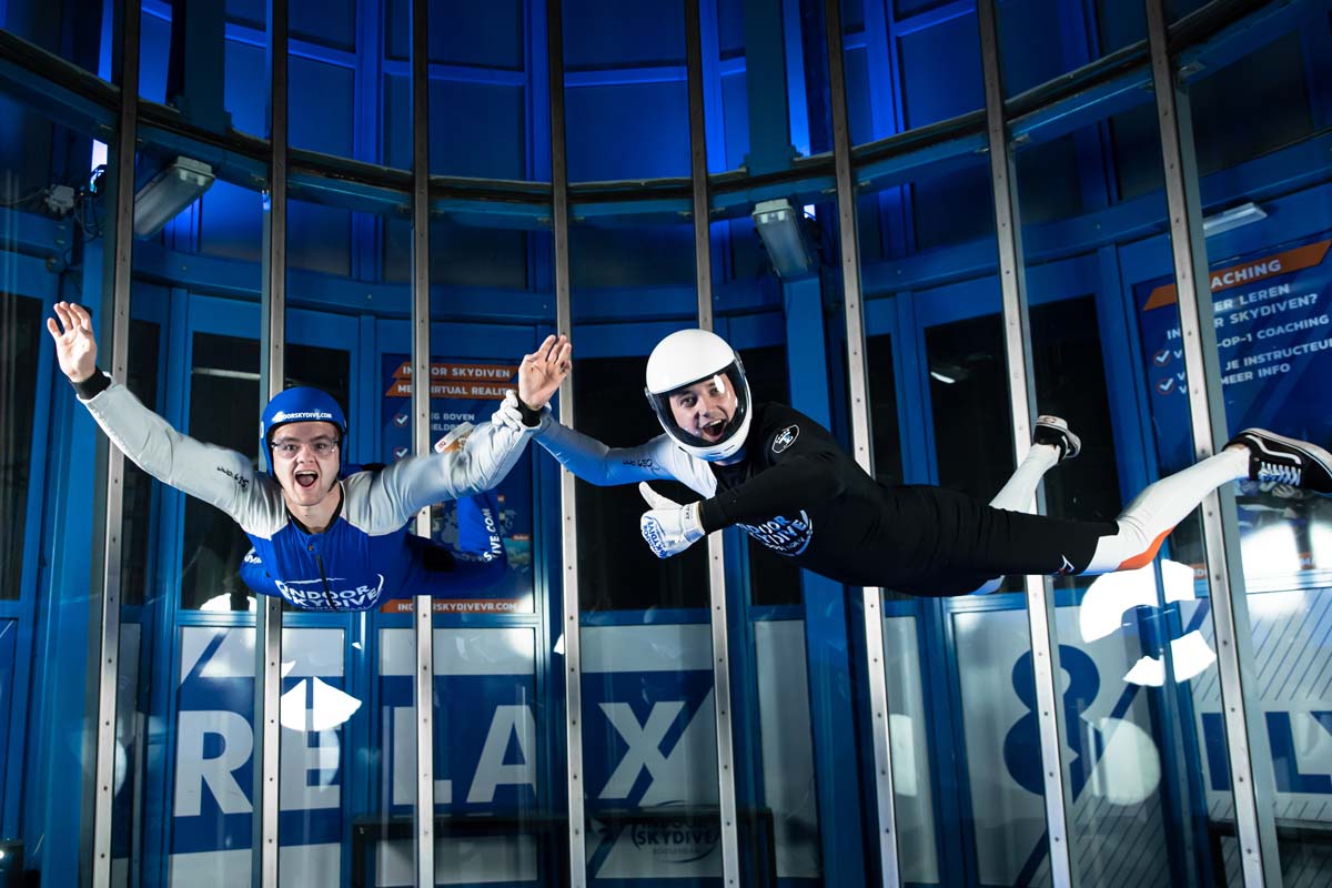 3 indoor skydive sessies bij Indoor Skydive Roosendaal