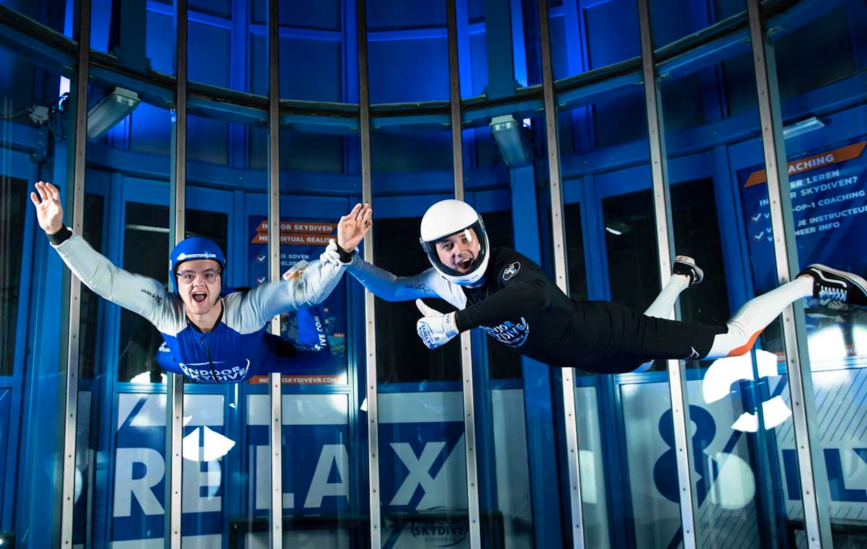 3 indoor skydive sessies bij Indoor Skydive Roosendaal