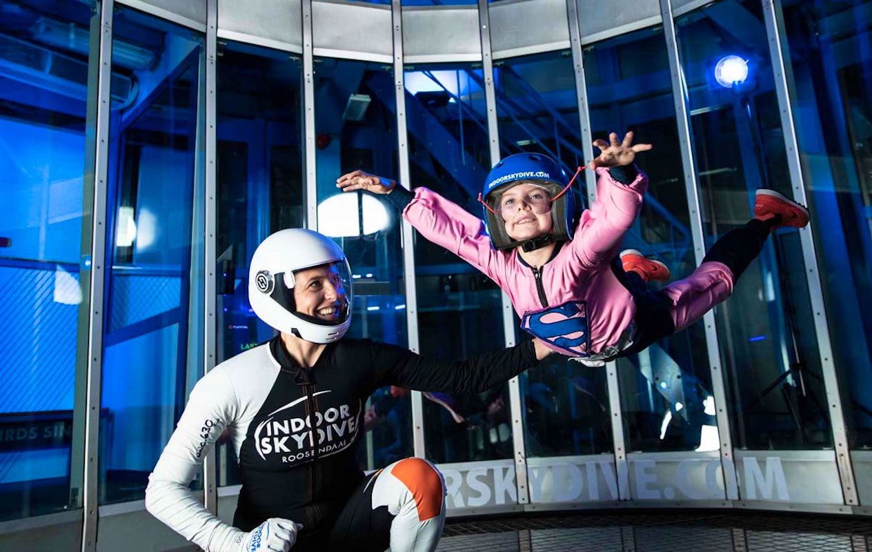 3 indoor skydive sessies bij Indoor Skydive Roosendaal