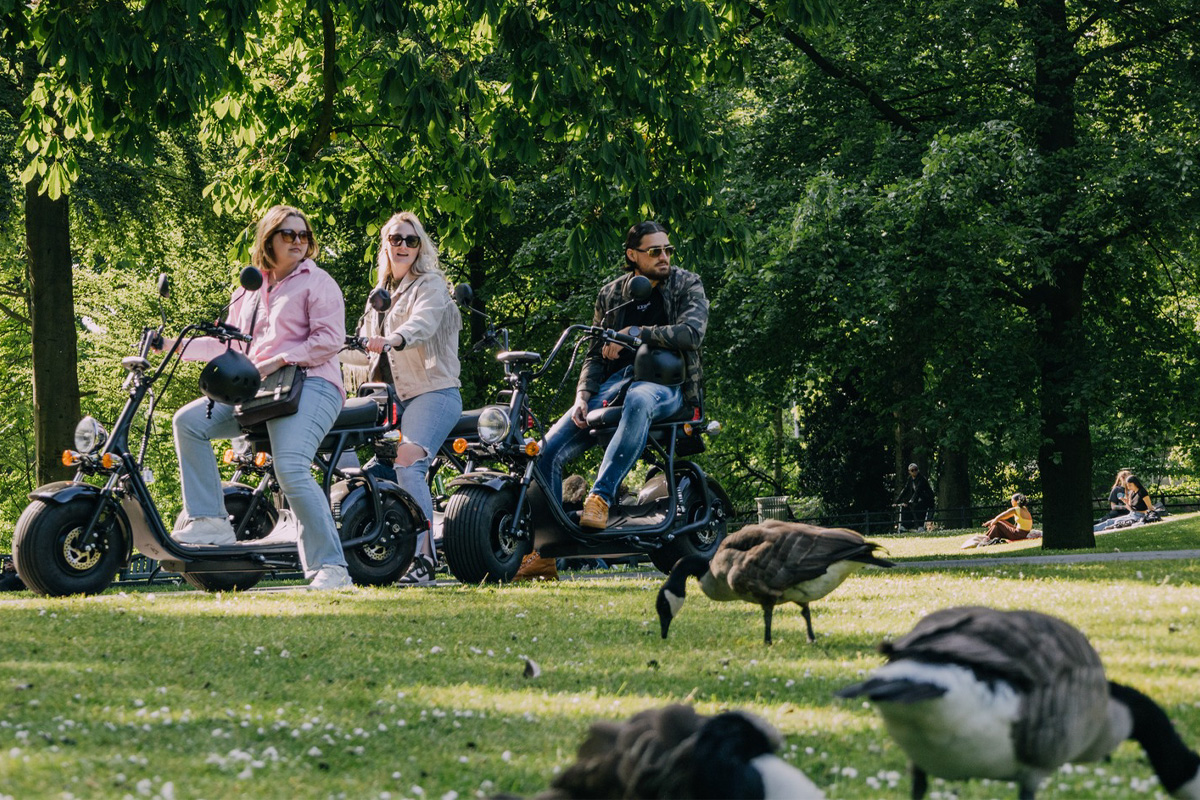 E-chopper of scooter huren (4 of 8 uur) bij Scooter Huren Zeeland 