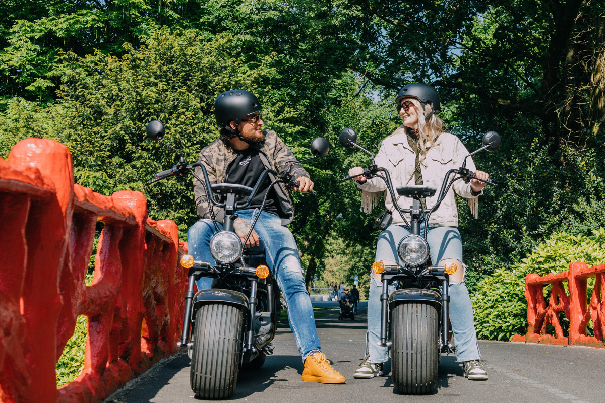 E-chopper of scooter huren (4 of 8 uur) bij Scooter Huren Zeeland 