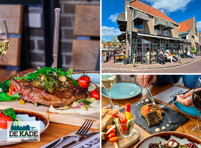 Heerlijk 4-gangendiner à la carte bij De Kade in Hoorn