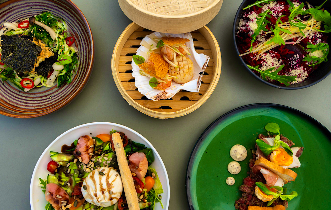 4-gangen keuzediner of menu van de chef bij Lab-44