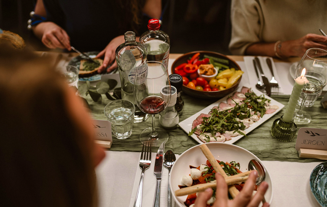 4-gangen keuzediner of menu van de chef bij Lab-44