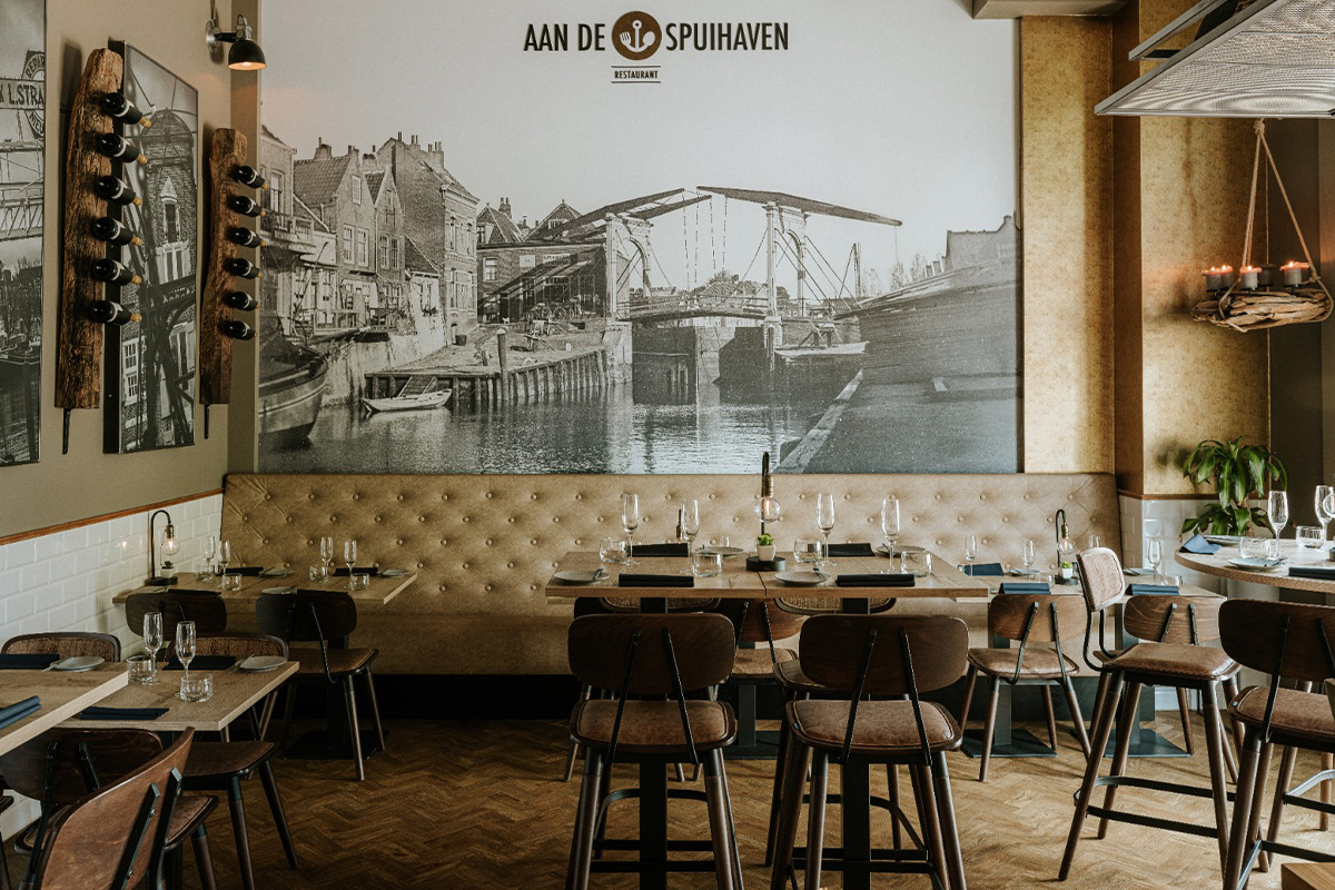 3-gangen lunch + amuse bij Restaurant Aan de Spuihaven