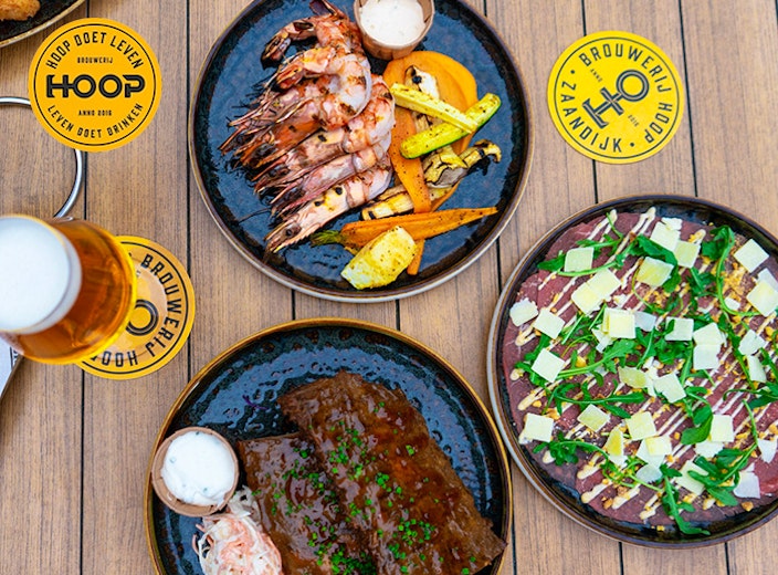 4-gangendiner à la carte bij Restaurant HOOP