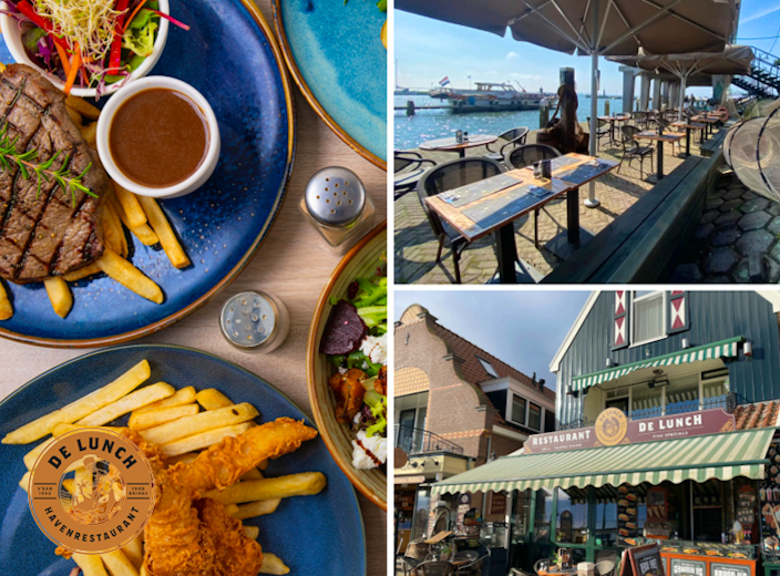 4-gangen keuzediner bij Havenrestaurant De Lunch